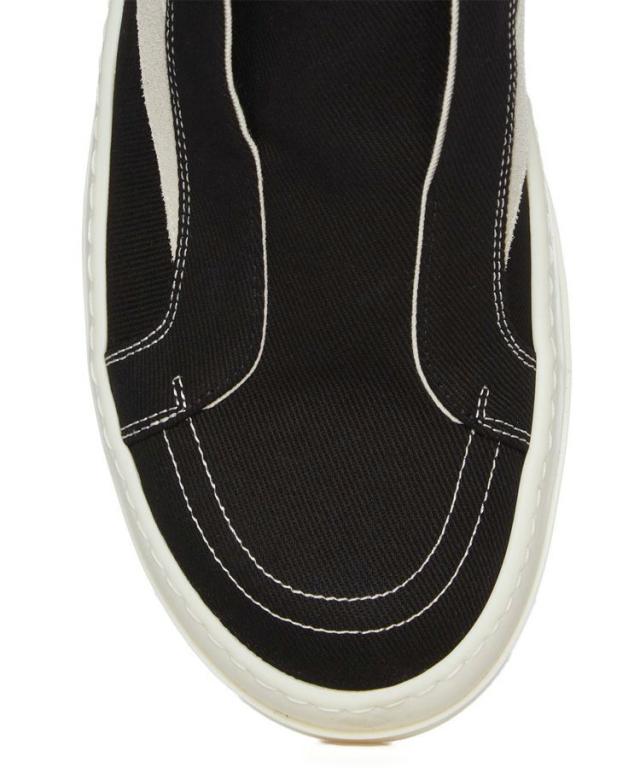 スタイライズ（STYLISE）/LACELESS VINTAGE SNEAKS / ブラック×ミルク [DU01F4811 DOLV_5