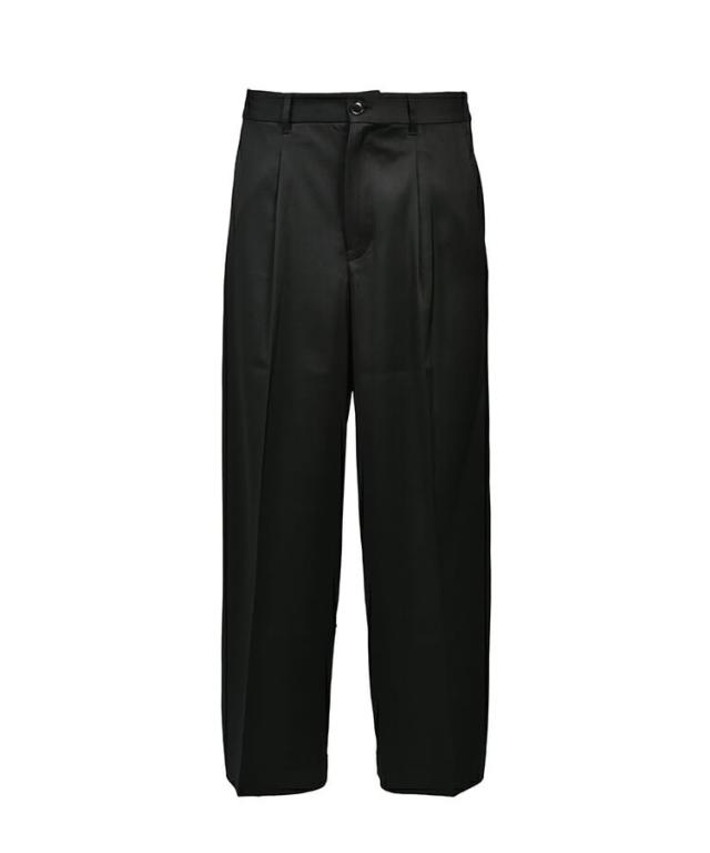 スタイライズ（STYLISE）/TUCK WIDE SLACKS / ブラック [BR26SS−P1008]