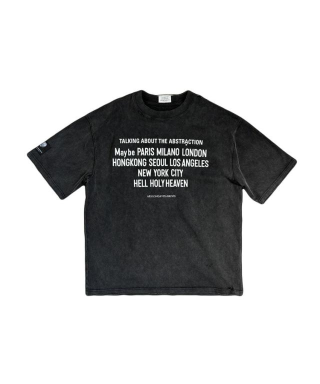 スタイライズ（STYLISE）/WORLD WIDE TEE / ブラック [26SS−T−025]