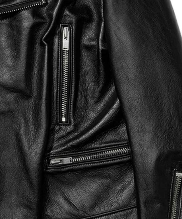 スタイライズ（STYLISE）/MOTO JACKET / ブラックスムース [AMJ2401]_4