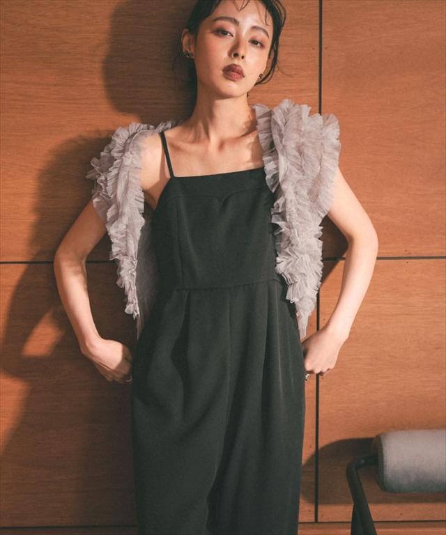 アンドレスド（ANDRESD）/【ANDRESD】チュールベストオールインワンドレスの通販は 19,800円