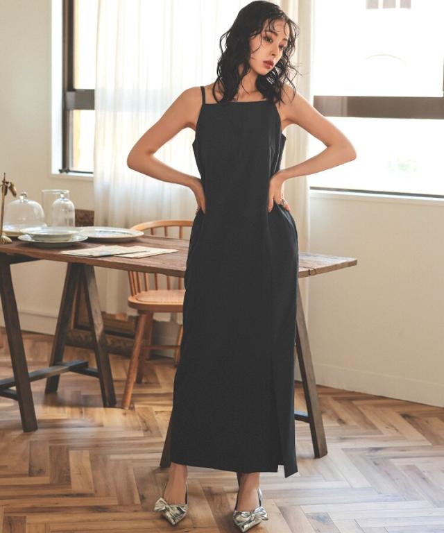アンドレスド（ANDRESD）/【ANDRESD】cutting curve dressの通販