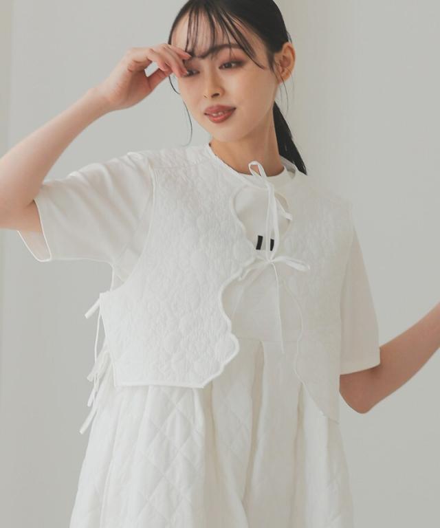 ドノバン（DONOBAN）/【Donoban】フラワーキルティングベスト