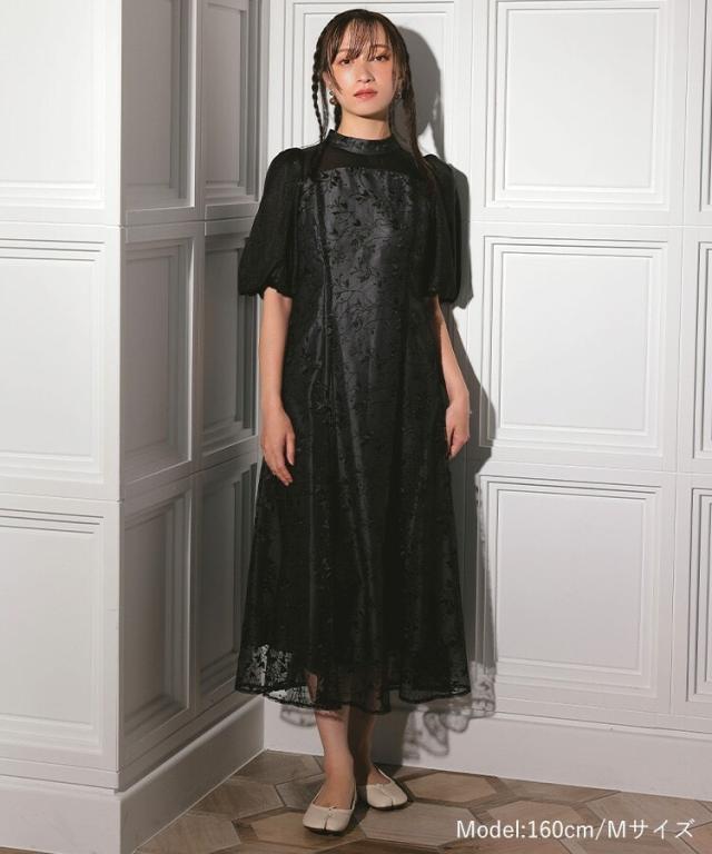 アンドレスド（ANDRESD）/【ANDRESD】organdy sleeve dressの通販は