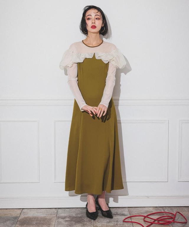 andresd アンドレスド frills flare dress アンドレスド（ANDRESD）/【ANDRESD】frills flare dress