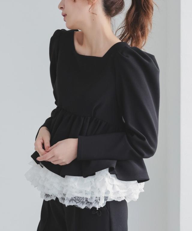 ドノバン（DONOBAN）/【Donoban】バレリーナレーストップス