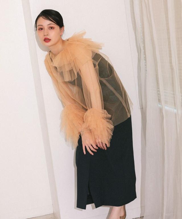 アンドレスド（ANDRESD）/【ANDRESD】blooming tulle dressの