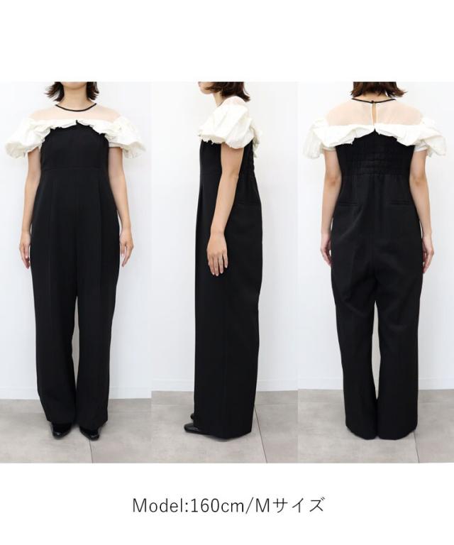 NEW】アンドレスド（ANDRESD）/【ANDRESED】ribbon frills pants dress
