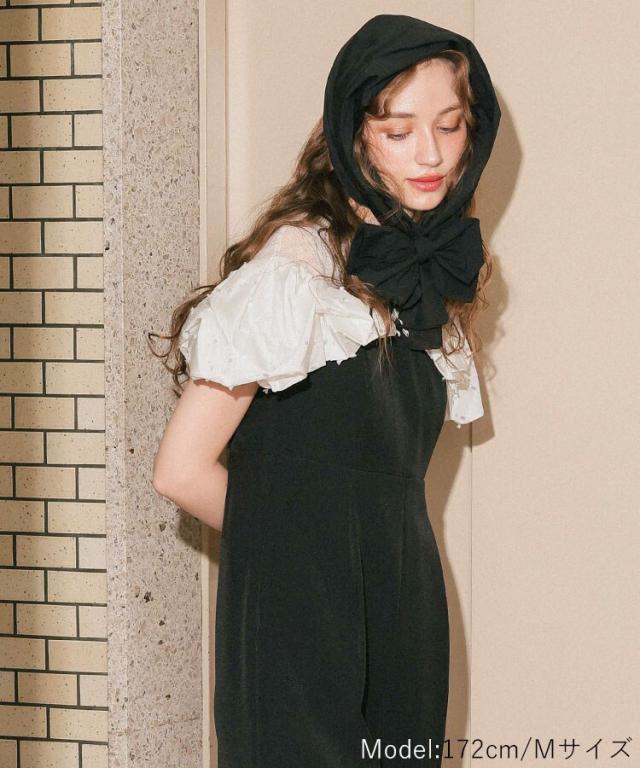NEW】アンドレスド（ANDRESD）/【ANDRESED】ribbon frills pants dress