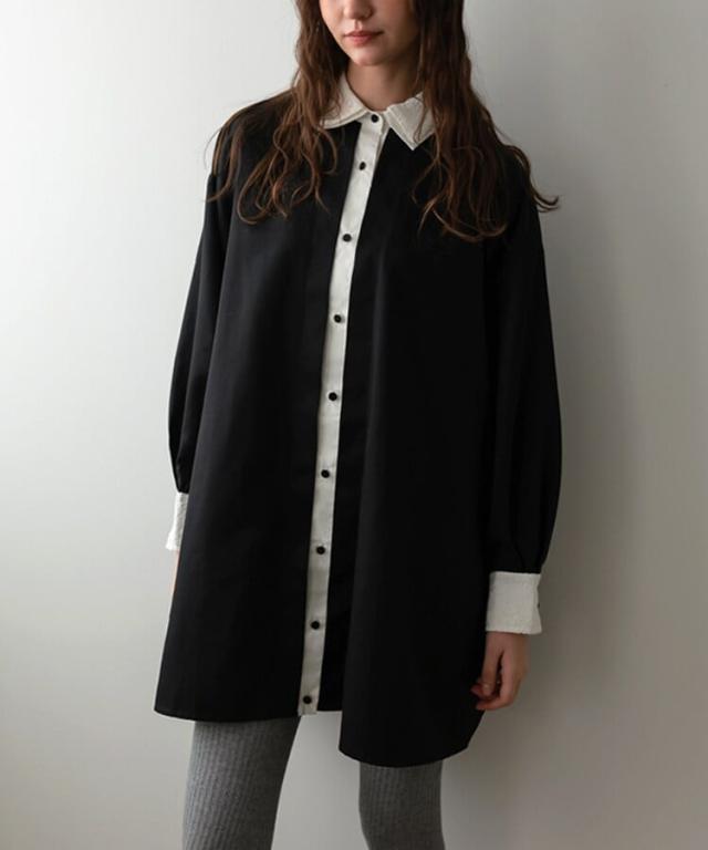 ドノバン（DONOBAN）/【Donoban】ダブルカラーシャツワンピース