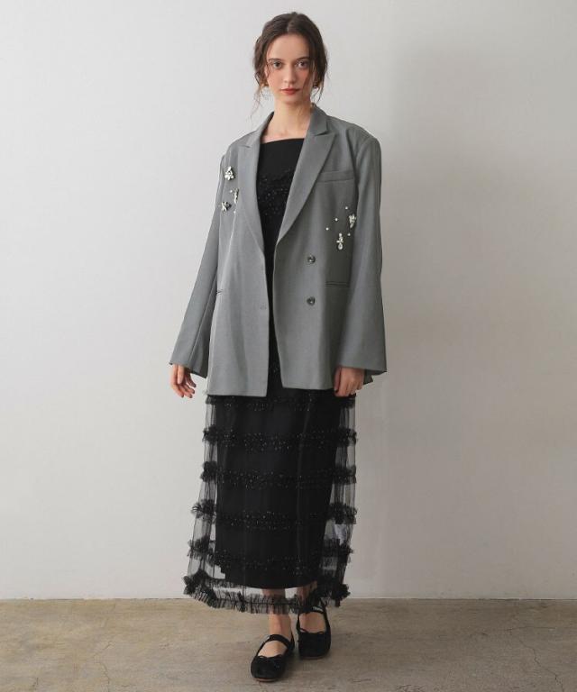 アンドレスド（ANDRESD）/ 【ANDRESD】frill−line ”girly” dress