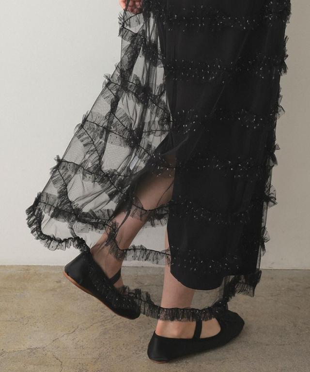 アンドレスド（ANDRESD）/ 【ANDRESD】frill−line ”girly” dress