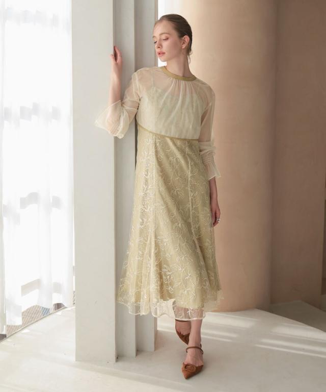 アンドレスド（ANDRESD）/【ANDRESD】double ribbon bolero set dress