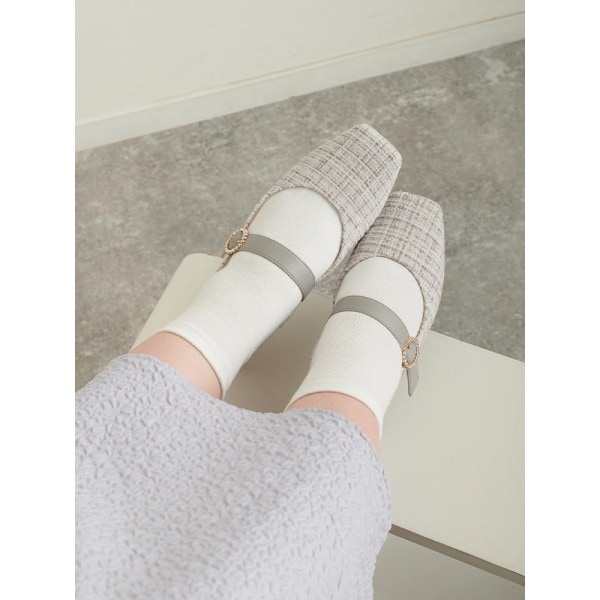 リジェイ＆スプル（Re−J&SUPURE）/【la farfa SHOES/ラ・ファーファシューズ】2WAYバックルメリージェーンパンプスの通販は