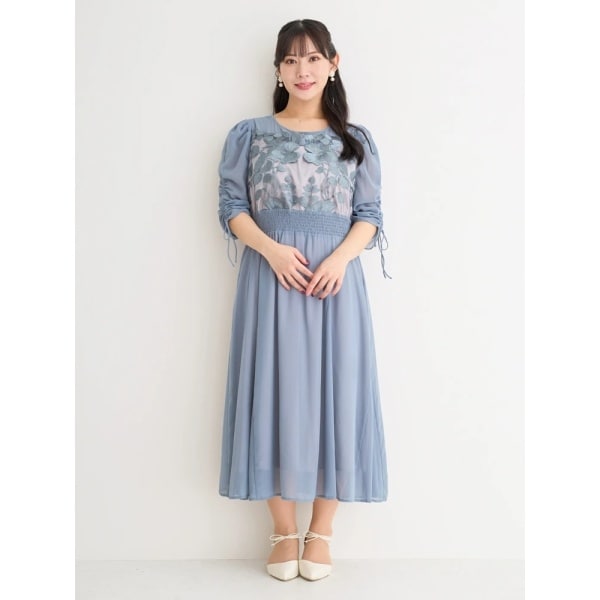 リジェイ＆スプル（Re−J&SUPURE）/刺繍レースドロストドレス