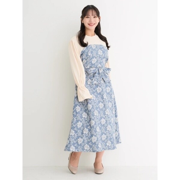 リジェイ＆スプル（Re−J&SUPURE）/【WEB限定】フクレジャガードドッキングワンピースの通販は gowithlegacydev.com