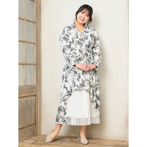 リジェイ＆スプル（Re−J&SUPURE）/アシメチュール切替ワンピースの通販は 6,589円