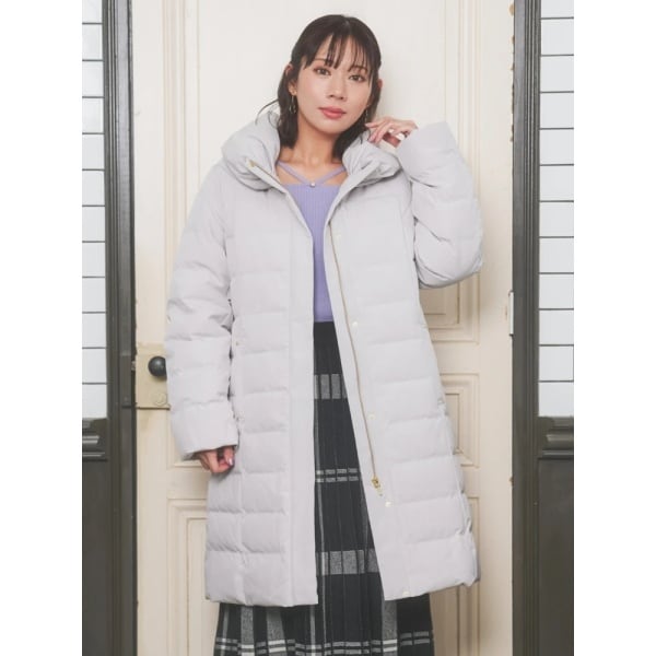 リジェイ＆スプル（Re−J&SUPURE）/襟ボリュームロングダウンコート