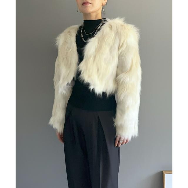ジュエローブ（Jewelobe）/ミックスフェイクファーボレロの通販は 5,614円