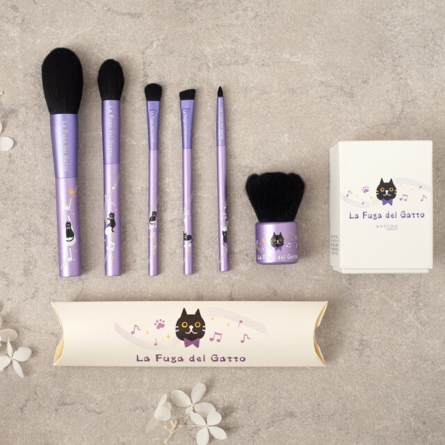 KOYUDO/La Fuga del Gatto　パウダー＆チークブラシ