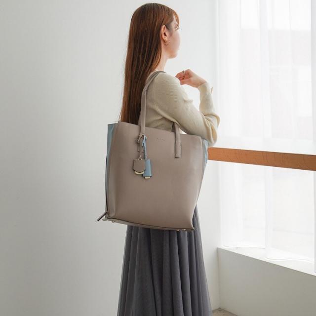 ジュエルナ ローズ（Jewelna Rose）/トートバッグ A4収納可能 13．3インチPC 通勤 お仕事 大人可愛い OLバッグセレム 縦