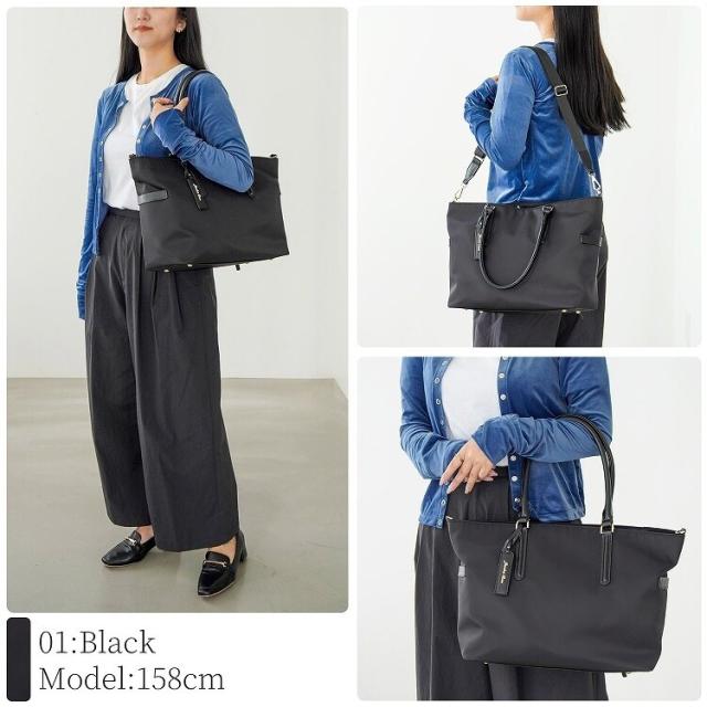 ジュエルナ ローズ（Jewelna Rose）/トートバッグ ショルダーバッグ 2way 軽い ナイロン A4収納可 グレタ_4
