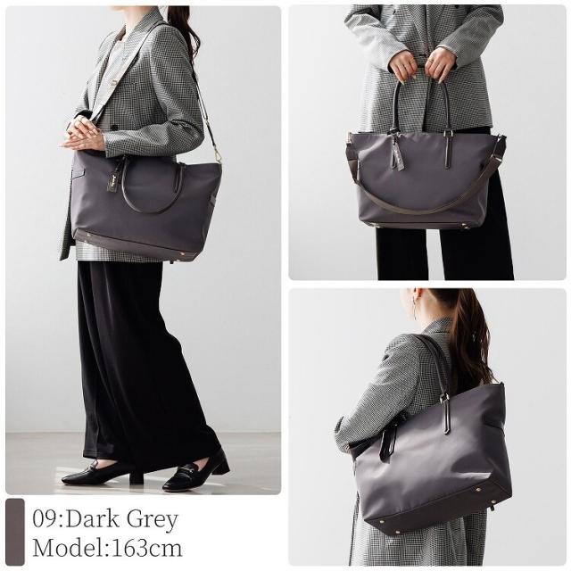 ジュエルナ ローズ（Jewelna Rose）/トートバッグ ショルダーバッグ 2way 軽い ナイロン A4収納可 グレタ_6
