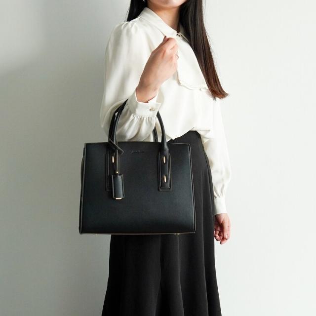 ジュエルナ ローズ（Jewelna Rose）/ハンドバッグ 2way ポーチ付き メルジュール トートバッグ ミドルサイズ 65601