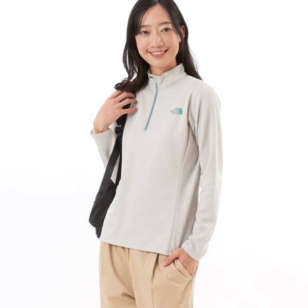 ザ・ノース・フェイス（THE NORTH FACE）/【ザ・ノース・フェイス】 ロングスリーブキューディーミッドジップアップ