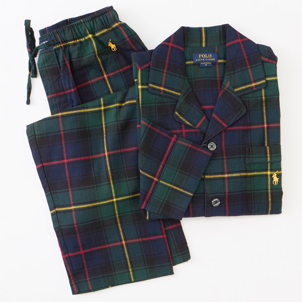 ポロ ラルフ ローレン（POLO RALPH LAUREN）/フランネルパジャマ ポロタータンチェック