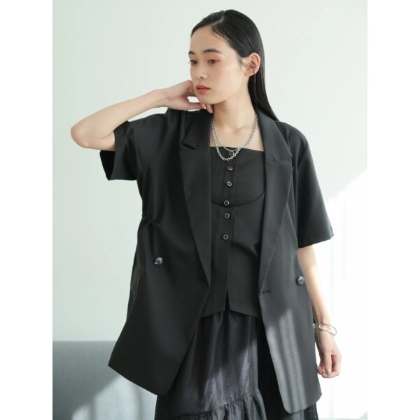 レディメイド（LADYMADE）/ハーフスリーブドロストジャケット