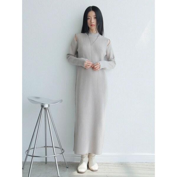 レディメイド（LADYMADE）/リボンチュールトップス×ラメニットワンピースセット_6