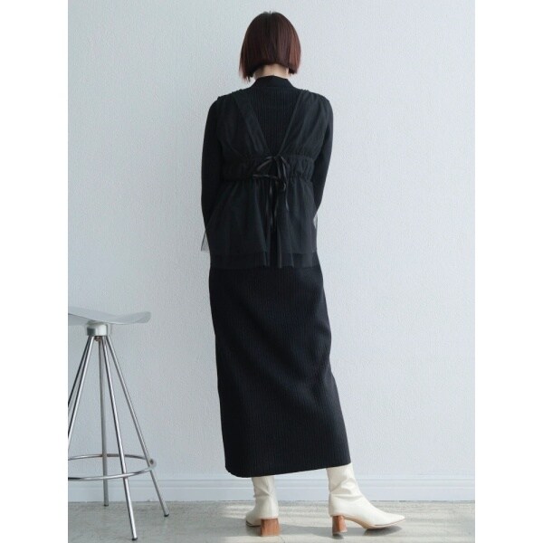 レディメイド（LADYMADE）/リボンチュールトップス×ラメニットワンピースセット_19
