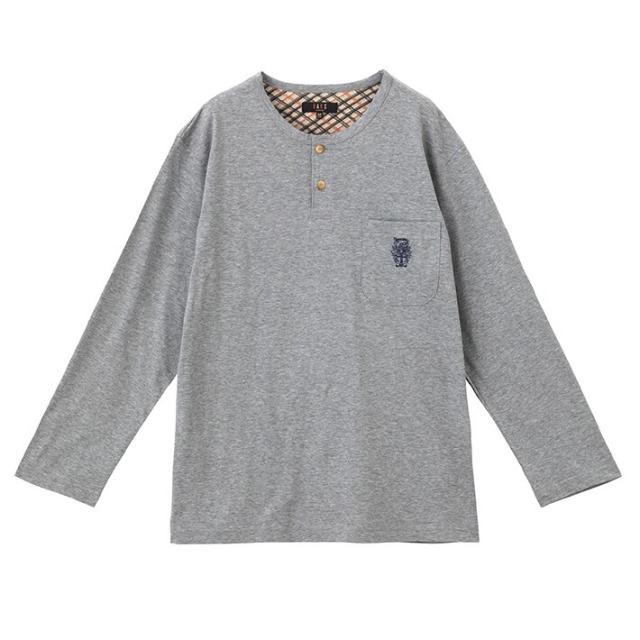 アムール/[紳士] 杢天竺 ニット 無地 カットソー【DAKS】 メンズ プルオーバー アムール/[紳士] 杢天竺 ニット 無地 カットソー【DAKS】 メンズ プル