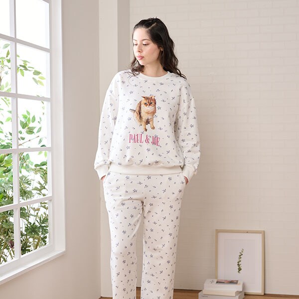 ポール＆ジョー パリス（PAUL&JOE PARIS）/ヌネットとお花のプルオーバースウェット セットアップ ポール＆ジョー パリス（PAUL&JOE PARIS）/ヌネットとお花のプル