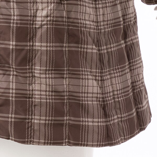 トロワドゥアン（TROIS DEUX UN）/チェック柄ダウンコート