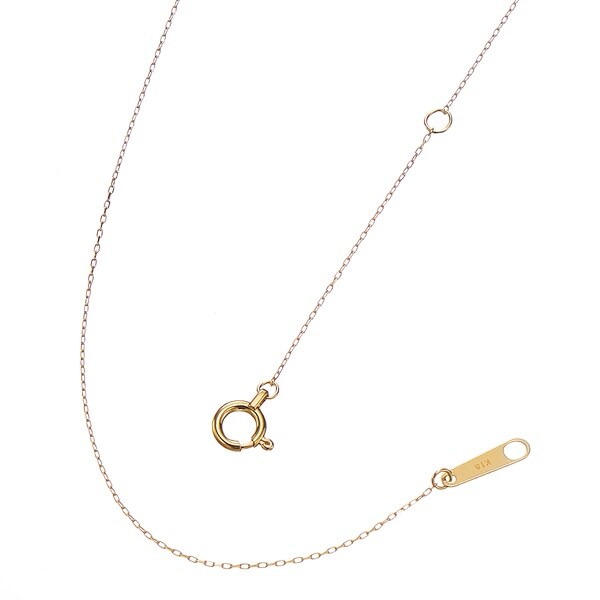 D−コレクション/１８金イエローゴールドダイヤネックレス０．２ｃｔ_2