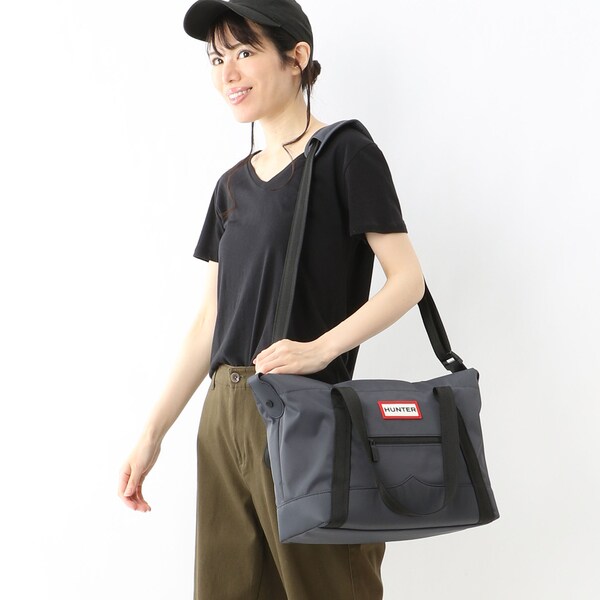 ハンター（HUNTER）/ナイロントップクリップ トート ミディアム_10