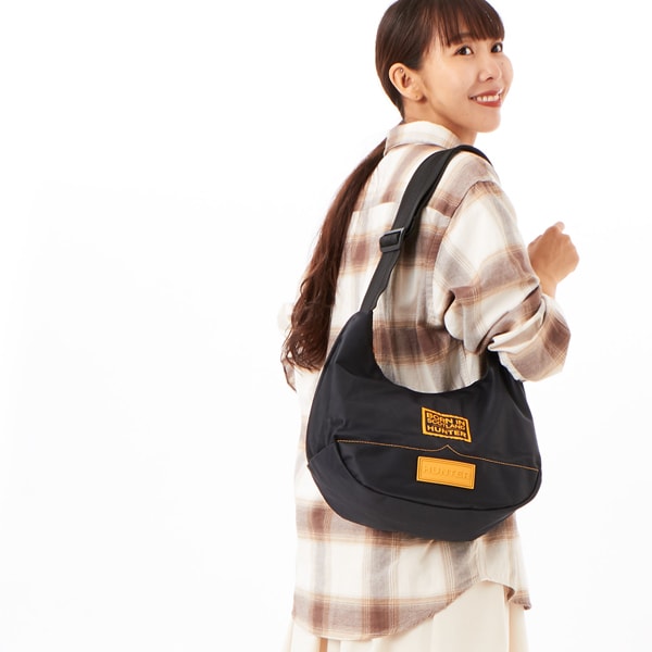 ハンター（HUNTER）/ナイロン ミディ ホーボー ボーン イン スコットランド