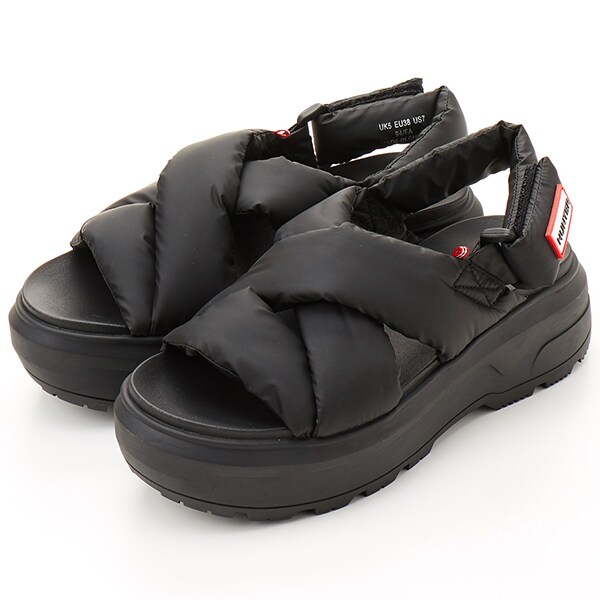 ハンター（HUNTER）/ユニセックス シティ リベル パフド クロスオーバー サンダル