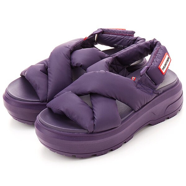 ハンター（HUNTER）/ユニセックス シティ リベル パフド クロスオーバー サンダル