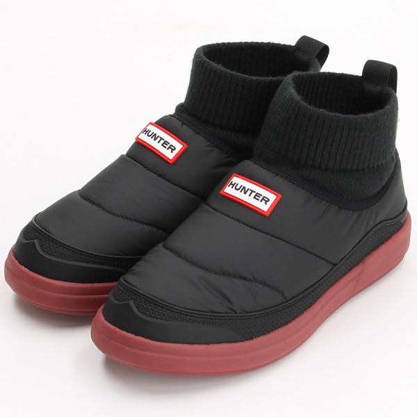 ハンター（HUNTER）/レディース イン/アウト パファー ニッテッド カフ ブーツ