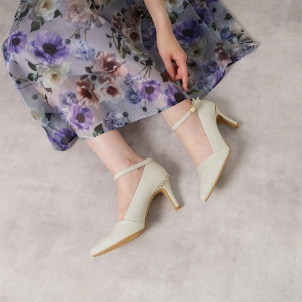 エスペランサ（ESPERANZA）/ヒールキャップパンプス