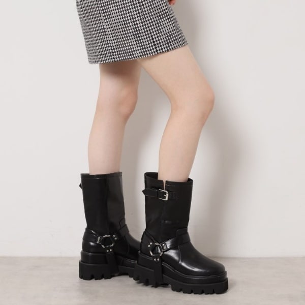 エスペランサ（ESPERANZA）/【トレンド感も着回し力も◎】2WAYダブルトラックソールエンジニアブーツ