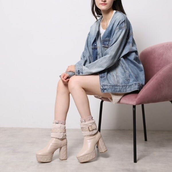 エスペランサ（ESPERANZA）/【ラク盛り／ショートブーツ】リピーター続出／脚長美脚 1足で８パターン楽しめる！マルチWAYショートブー_5