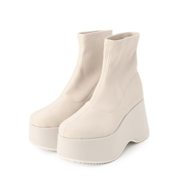 エスペランサ（ESPERANZA）/スタイルぐんっとアップ！厚底ニットショートブーツ_14