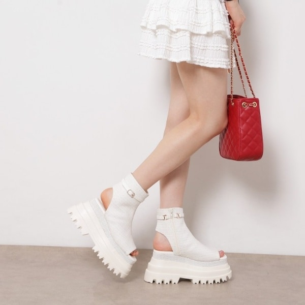 エスペランサ（ESPERANZA）/ボリューム厚底ブーツサンダル