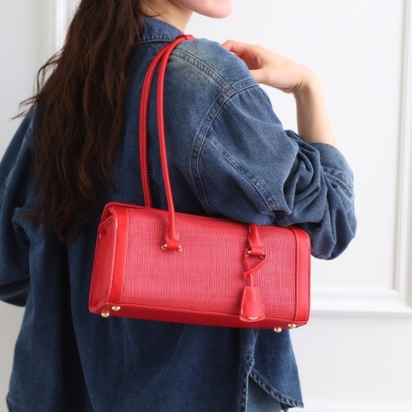 【NEW】エスペランサ（ESPERANZA）/【EC限定】雑材ボックストートバッグ