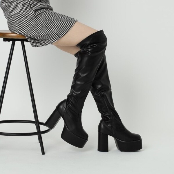 シーエス ティーアンドピー（cs T&P）/厚底ニーハイブーツの通販は 9,790円