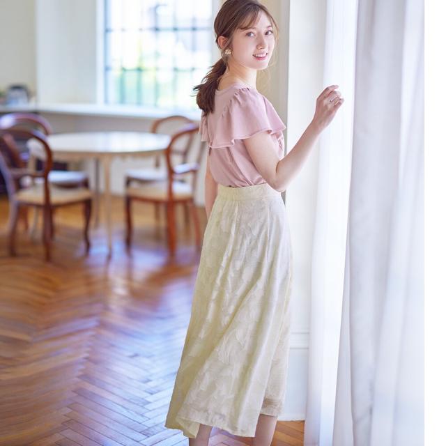 mofmof8731さん専用 大人百花 掲載】マイクロタフタ タックスカート(スカート)｜TO